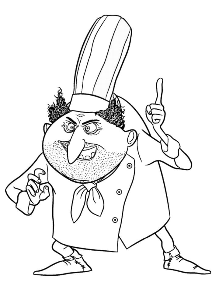 Desenho Quasímodo de Hotel Transilvania para Colorir e Pintar