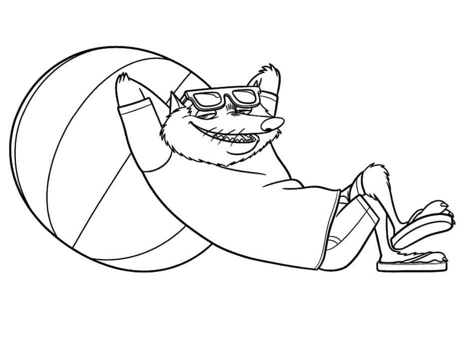 Desenho Wayne de Hotel Transilvania para Colorir e Pintar