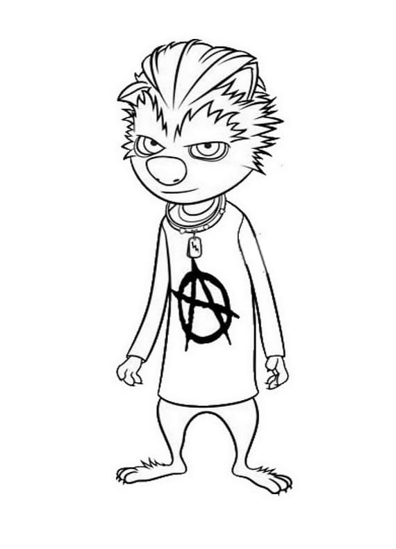 Desenho Wilbur de Hotel Transilvania para Colorir e Pintar