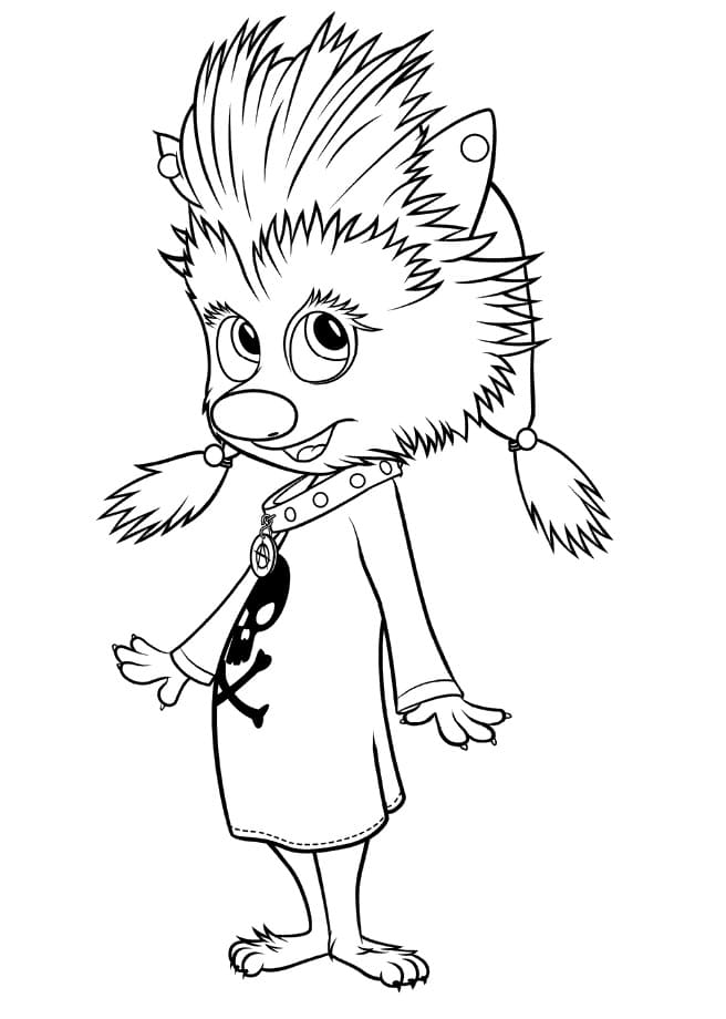 Desenho Winnie de Hotel Transilvania para Colorir e Pintar