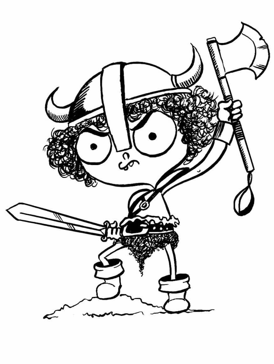 Desenho de Grátis Irmão do Jorel para Colorir e Pintar