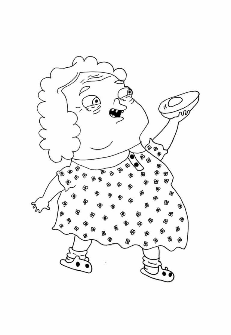 Desenho de Irmão do Jorel Grátis para Colorir e Pintar