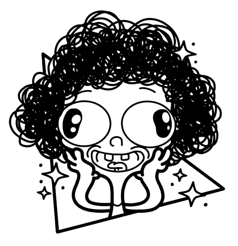 Desenho Incrível de Irmão do Jorel para Colorir e Pintar