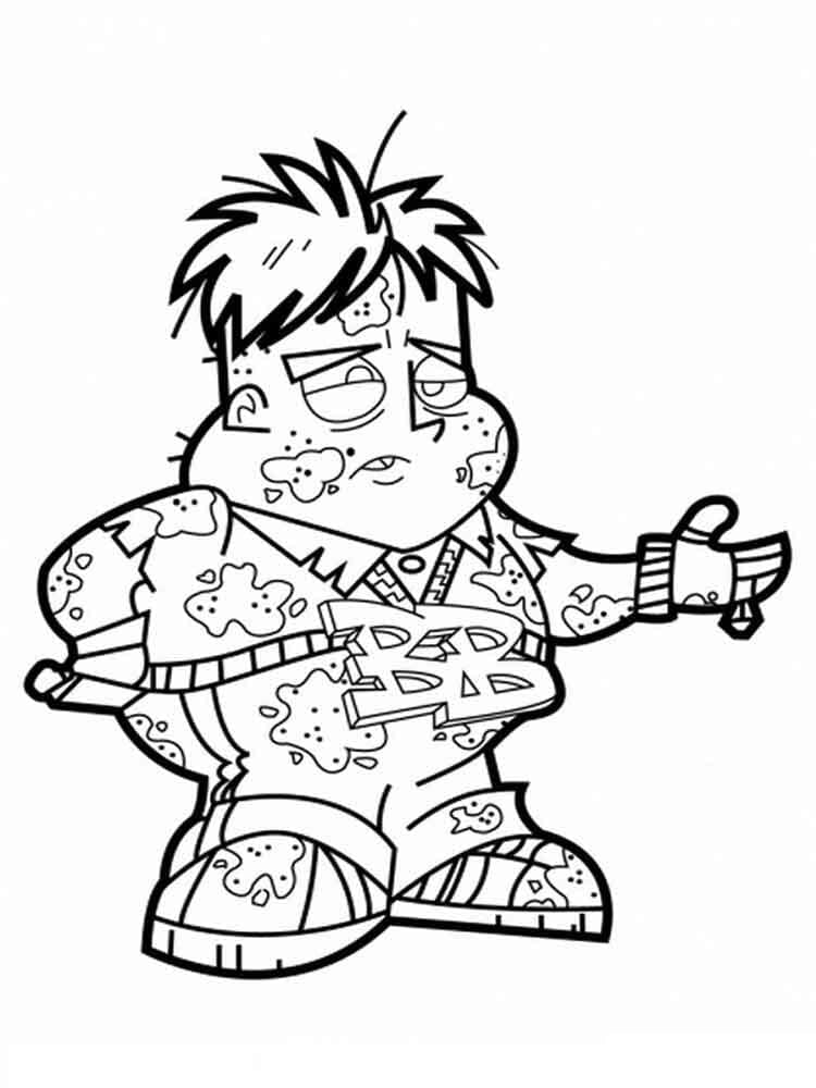 Dedesenho de Bling Bling Boy para Colorir e Pintar