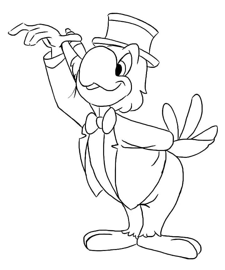 Desenho José Carioca para Colorir e Pintar