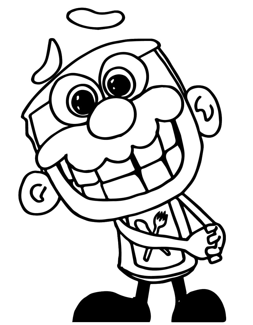 Desenho de José Comilão Grátis para Crianças para Colorir e Pintar