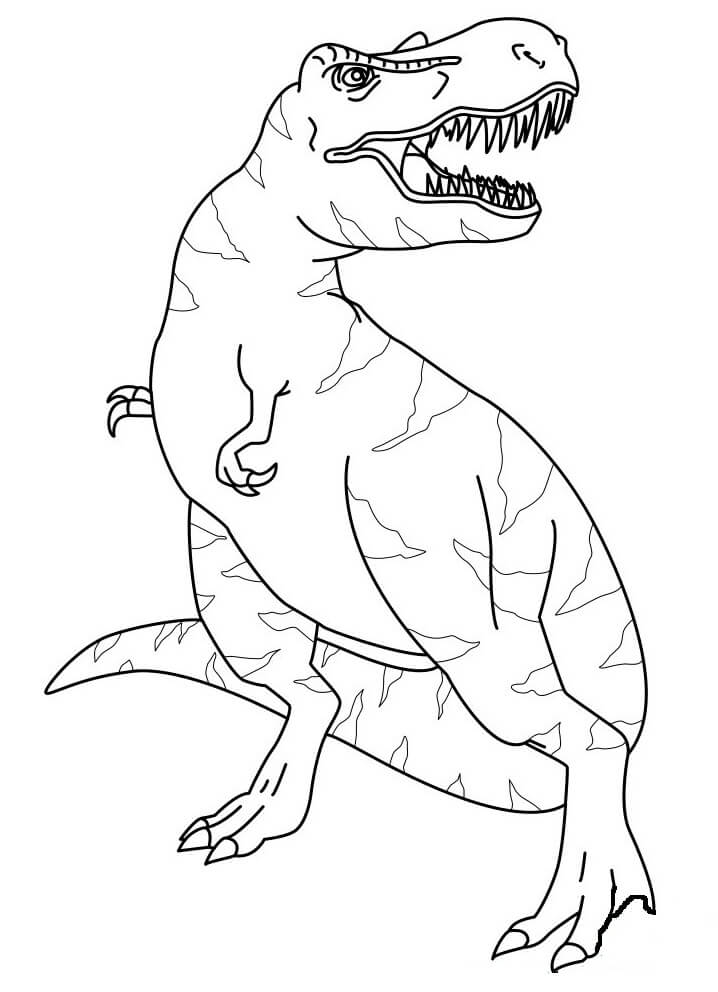 Desenho de Tyranossaurus Rex Jurassic Park Imagens Grátis e Pintar
