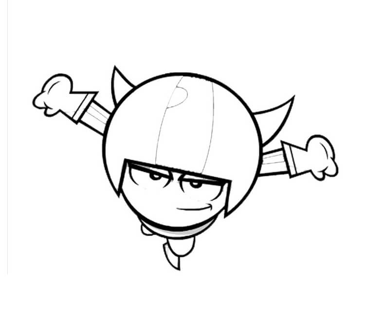 Desenho de Kick Buttowski Atividades Infantis e Pintar