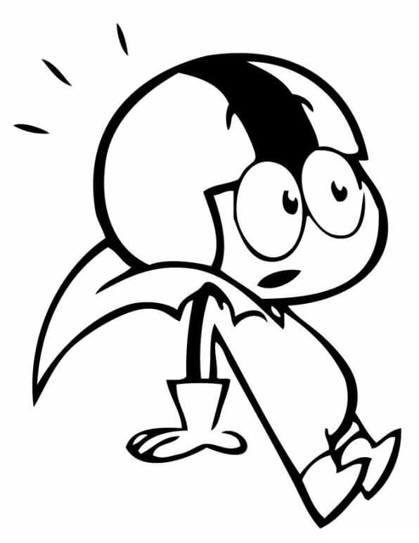 Desenho de Kick Buttowski Imagens Grátis e Pintar