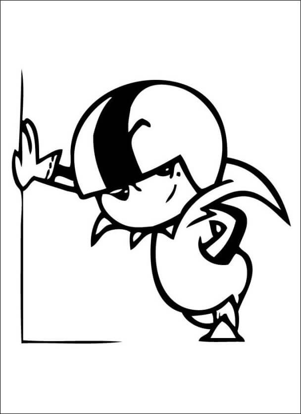 Desenho de Kick Buttowski Infantil Pdf e Pintar