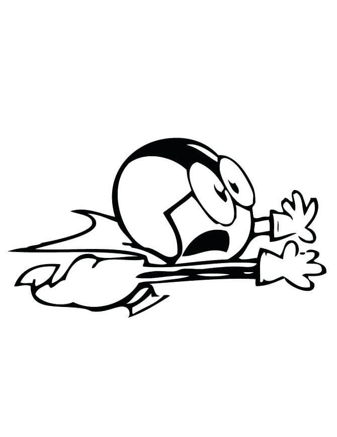 Desenho de Kick Buttowski para Imprimir e Pintar