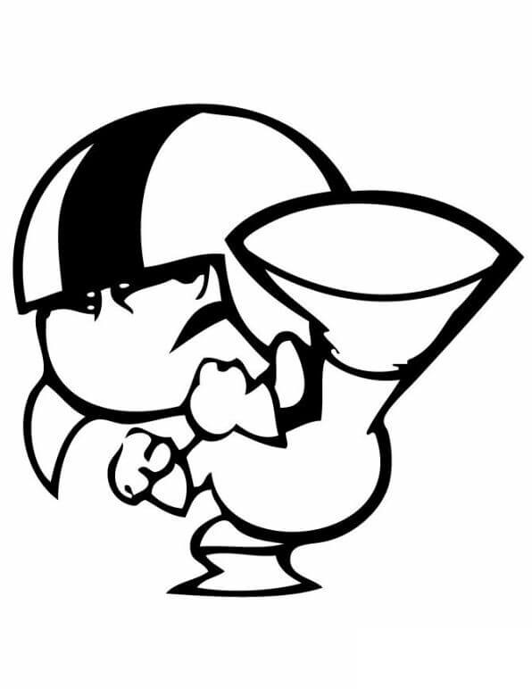 Desenho de Kick Buttowski Personagem Animado e Pintar