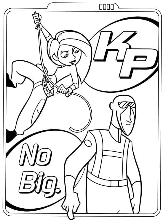 Desenhos de Imagem de Kim Possible para Colorir e Pintar