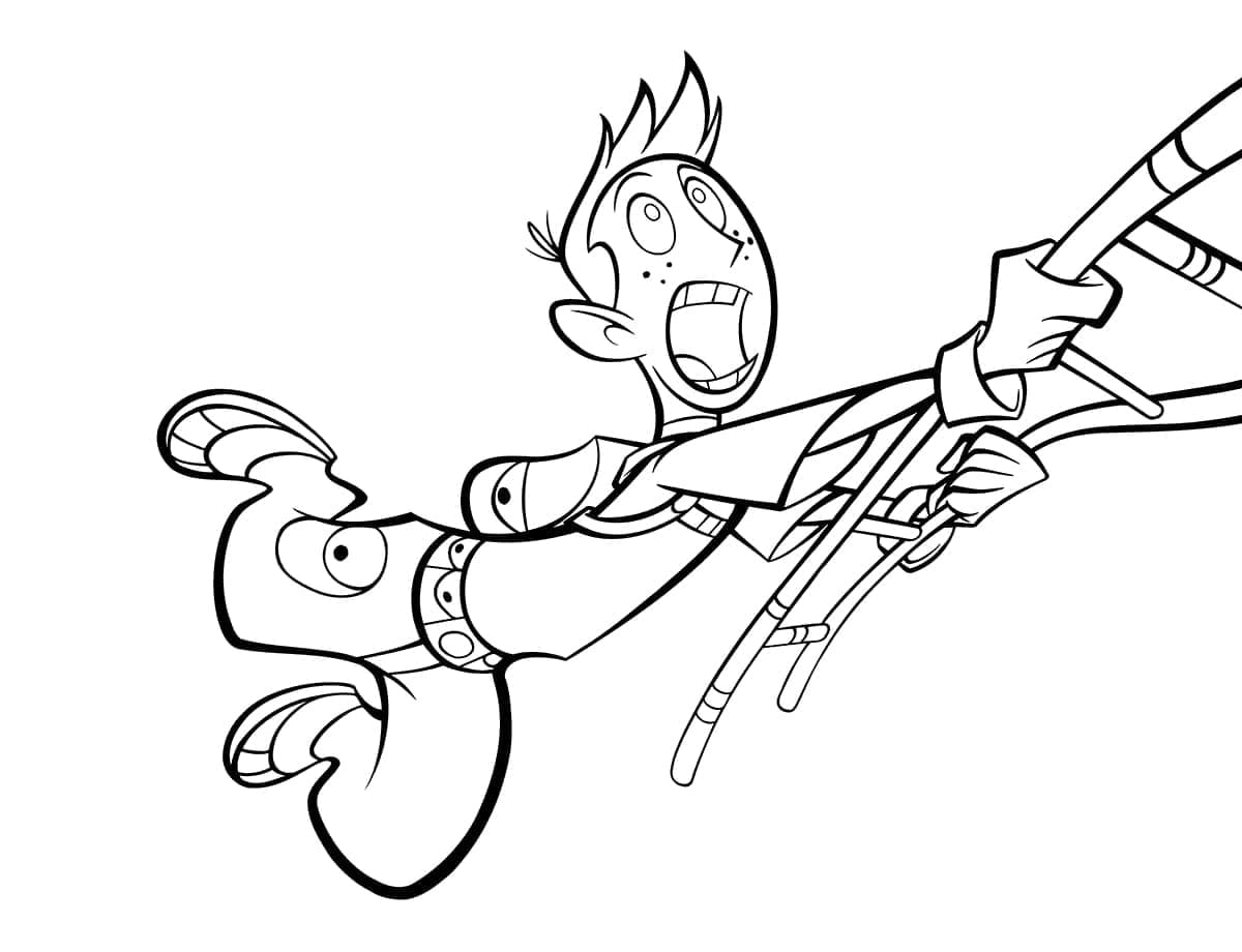 Desenhos de Ron Stoppable de Kim Possible para Colorir e Pintar