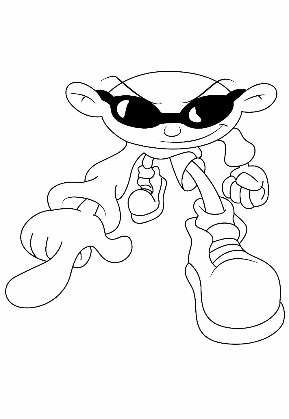 Desenho de Kmd a Turma do Bairro Atividades para Colorir e Pintar