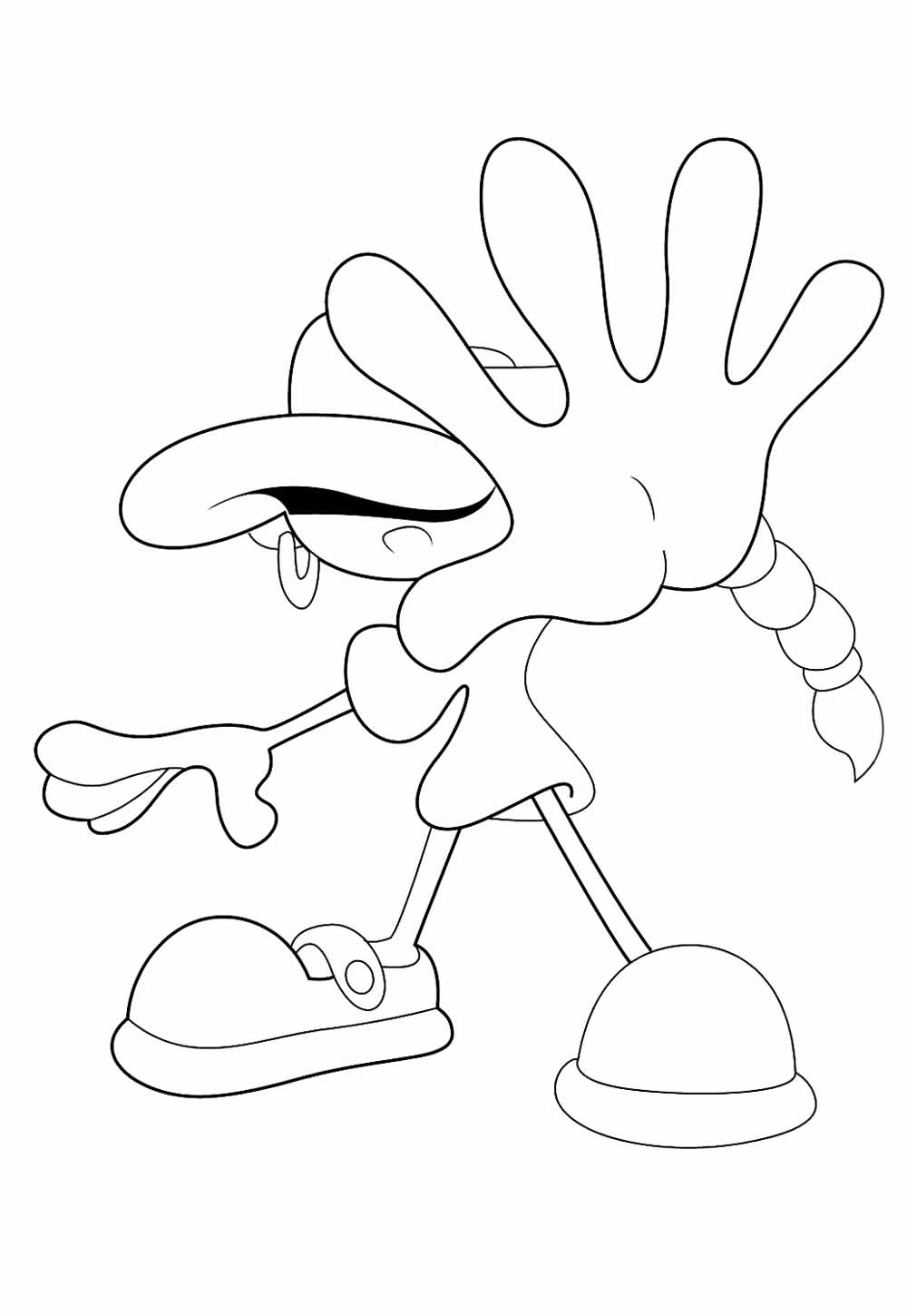 Desenho de Kmd a Turma do Bairro para Colorir Crianças e Pintar