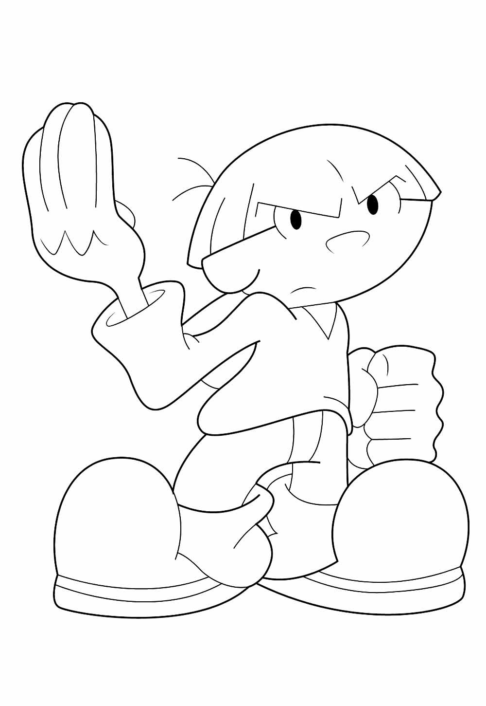 Desenho de Kmd a Turma do Bairro para Colorir Tinta Guache e Pintar