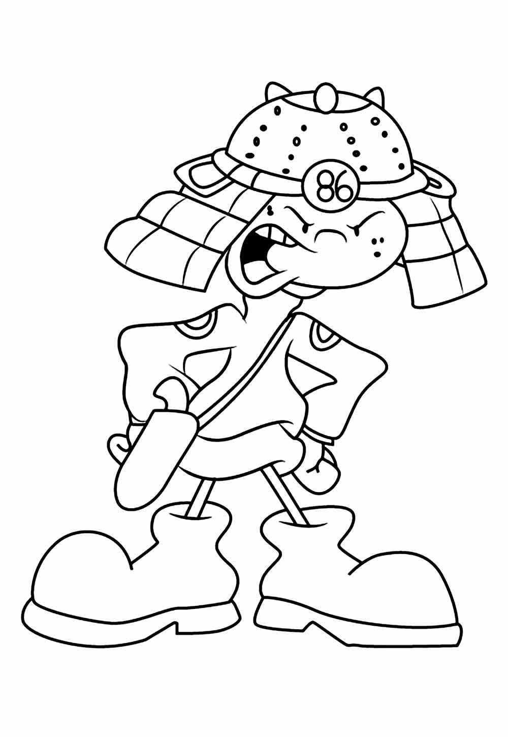 Desenho de Kmd a Turma do Bairro para Pintar Giz de Cera