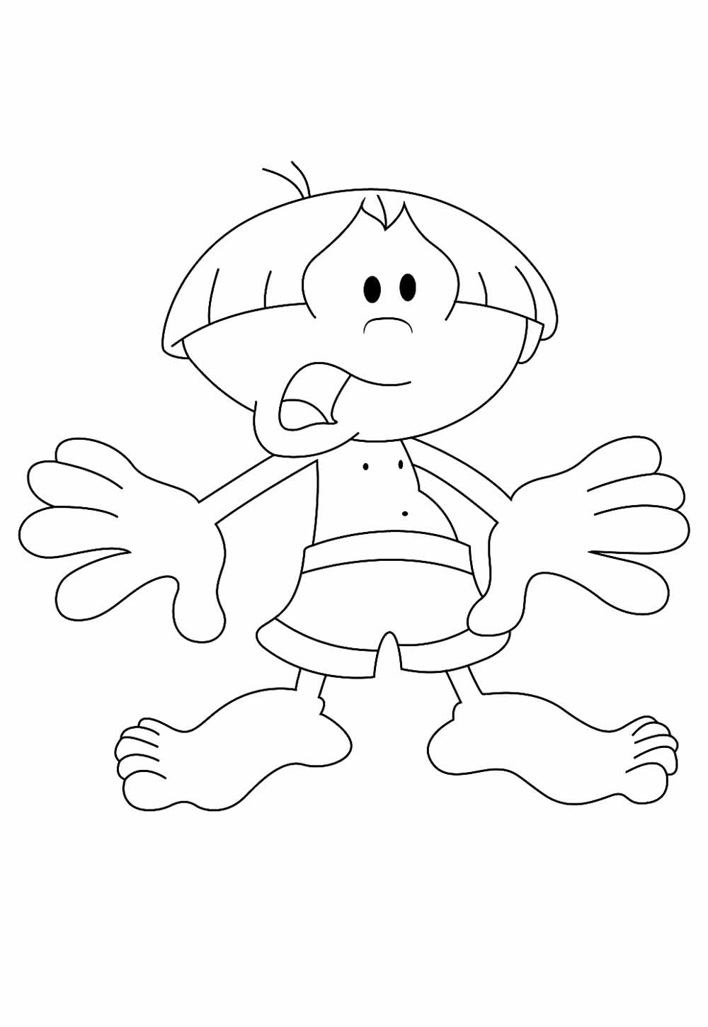 Desenho de Kmd a Turma do Bairro Pdf Grátis e Pintar