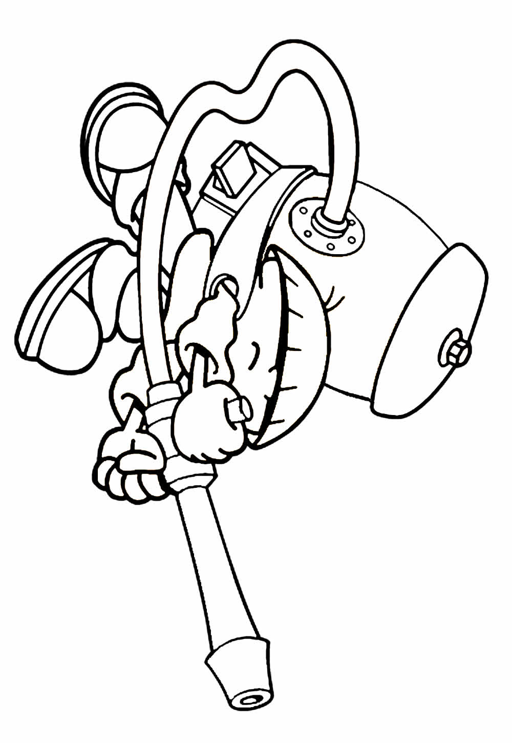 Desenho de Kmd a Turma do Bairro Personagens para Colorir e Pintar