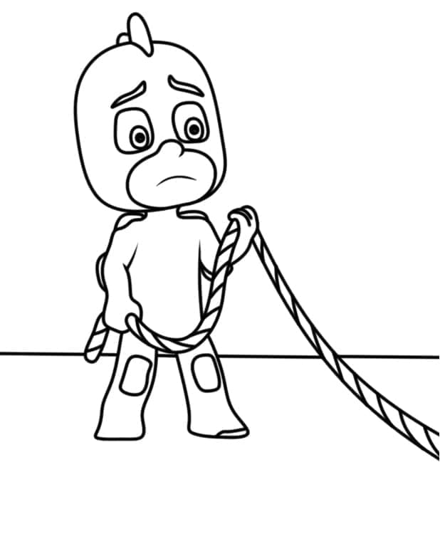 Desenho de Lagartixo Triste para Colorir e Pintar