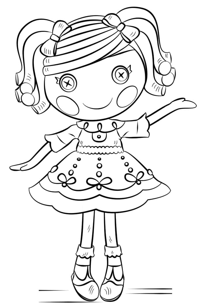 Desenho de Lalaloopsy Bonecas para Pintar
