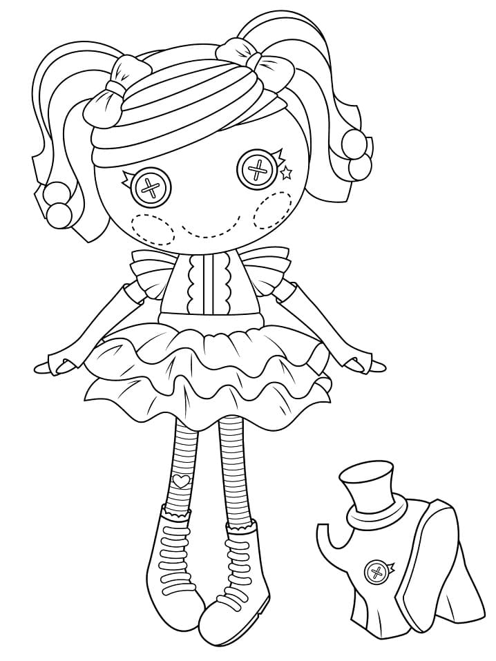 Desenho de Lalaloopsy Desenhos Crianças e Pintar