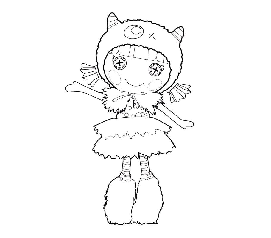 Desenho de Lalaloopsy Figuras para Colorir e Pintar