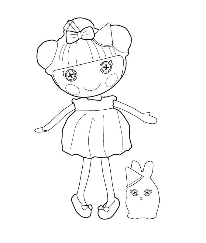 Desenho de Lalaloopsy Imagens Grátis e Pintar