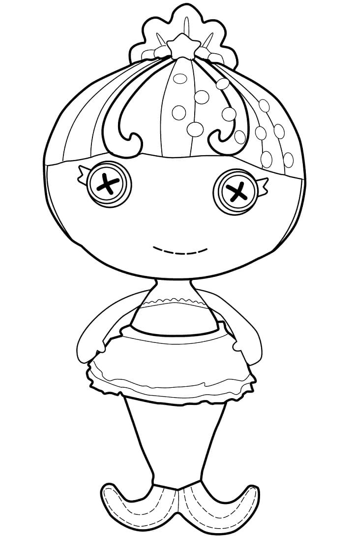 Desenho de Lalaloopsy para Colorir Crianças e Pintar