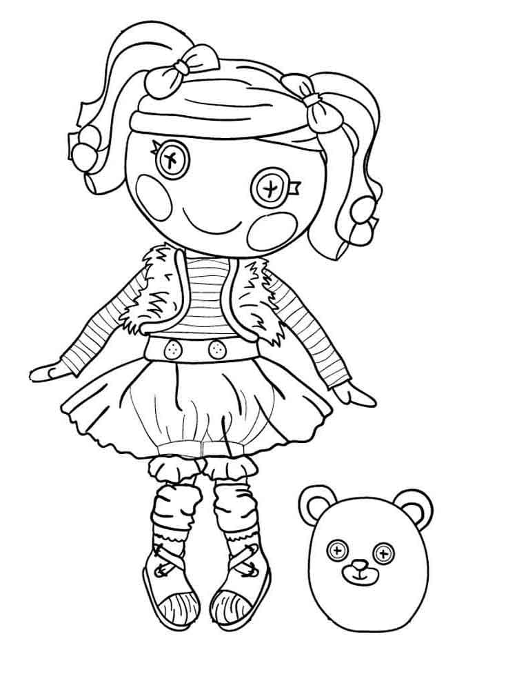 Desenho de Lalaloopsy para Colorir e Pintar