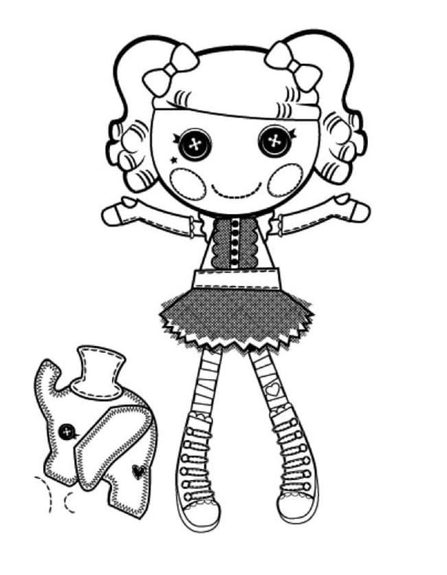 Desenho de Lalaloopsy Pdf Grátis e Pintar