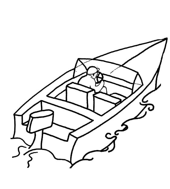 Desenho de Lanchá Pdf Grátis e Pintar