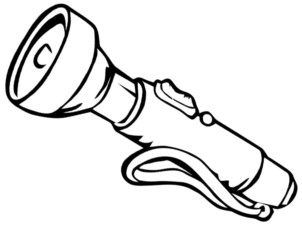 Desenho de Boa Lanterna para Colorir e Pintar