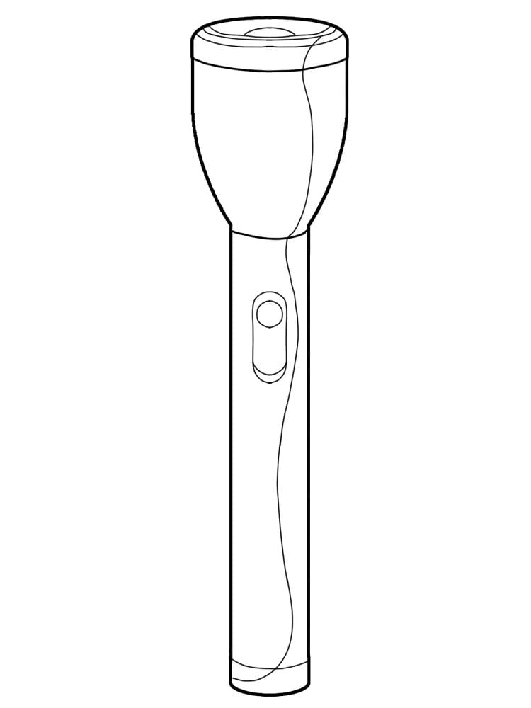 Desenho de Imagem de Lanterna para Colorir e Pintar