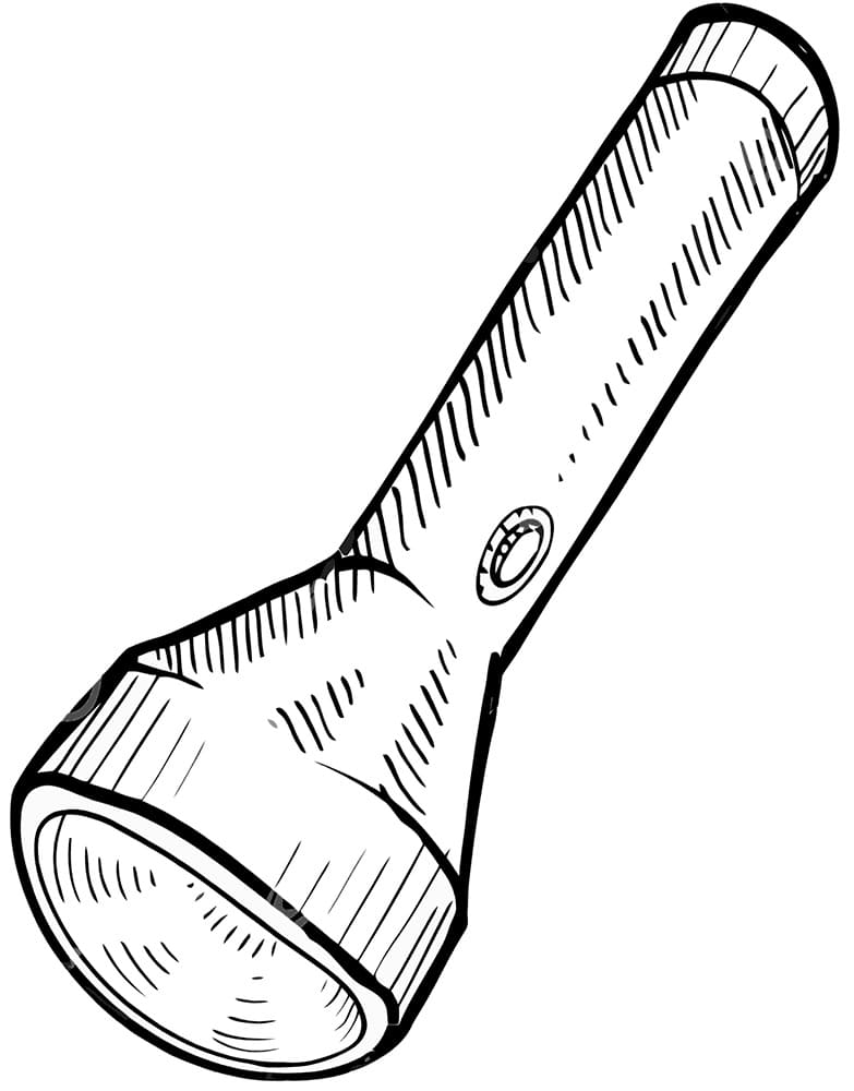 Desenho de Lanterna Grátis para Crianças para Colorir e Pintar