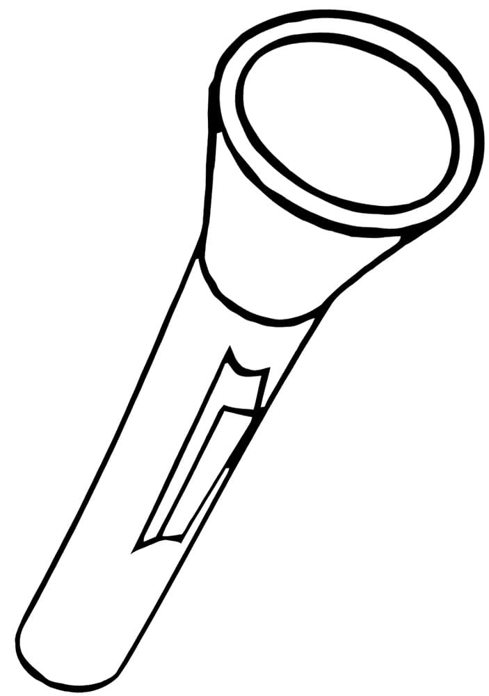 Desenho de Lanterna para Crianças para Colorir e Pintar