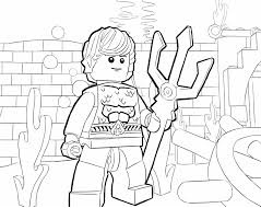 Desenho Lego do Aquaman para Colorir de Graça e Pintar