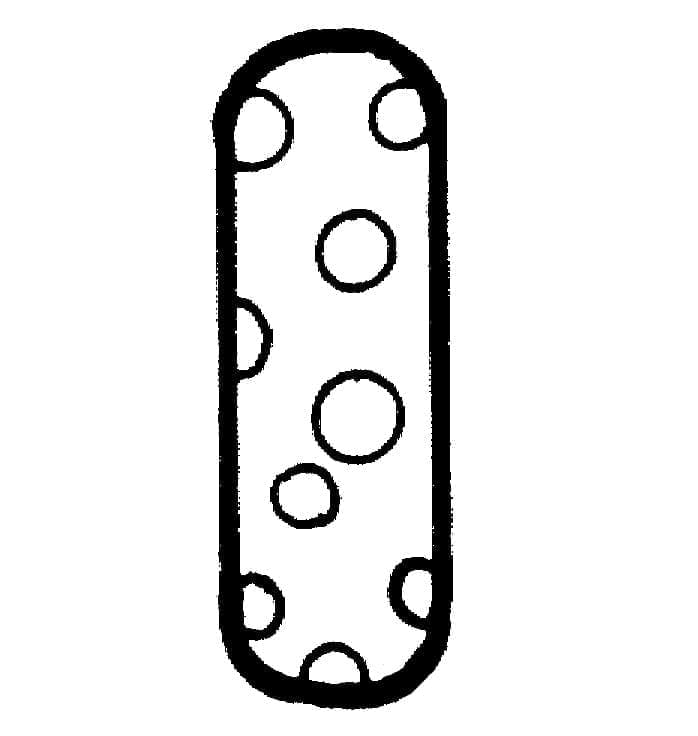 Desenho de Letra I Fofa para Colorir e Pintar