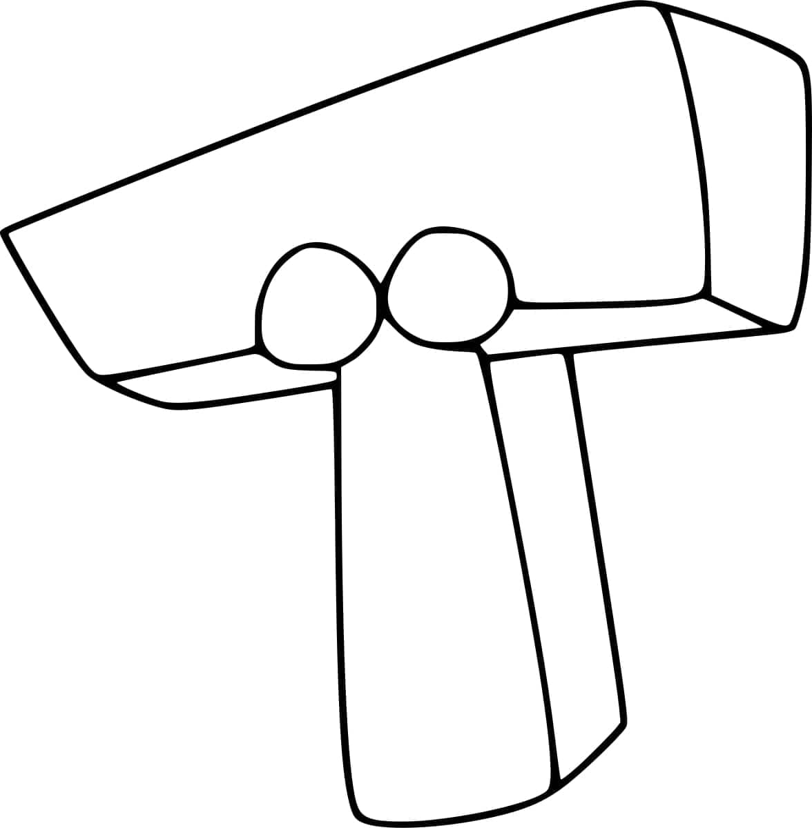 Desenho de Letra T para Crianças para Colorir e Pintar