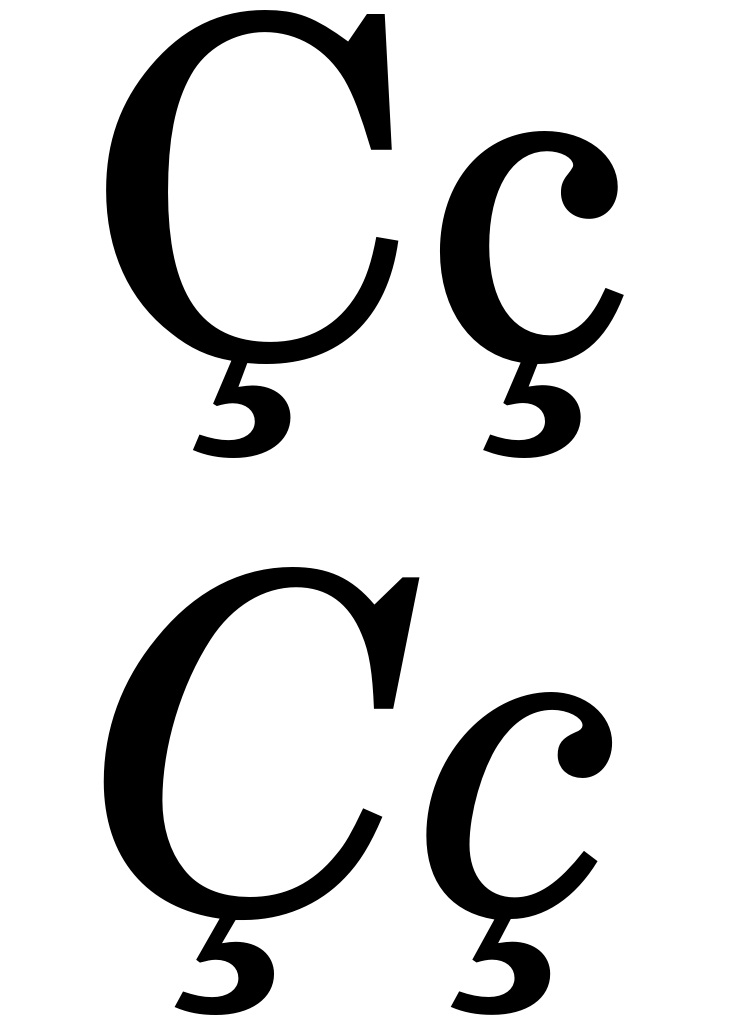 Desenho de Letra Cedilhá para Imprimir e Colorir Pdf e Pintar