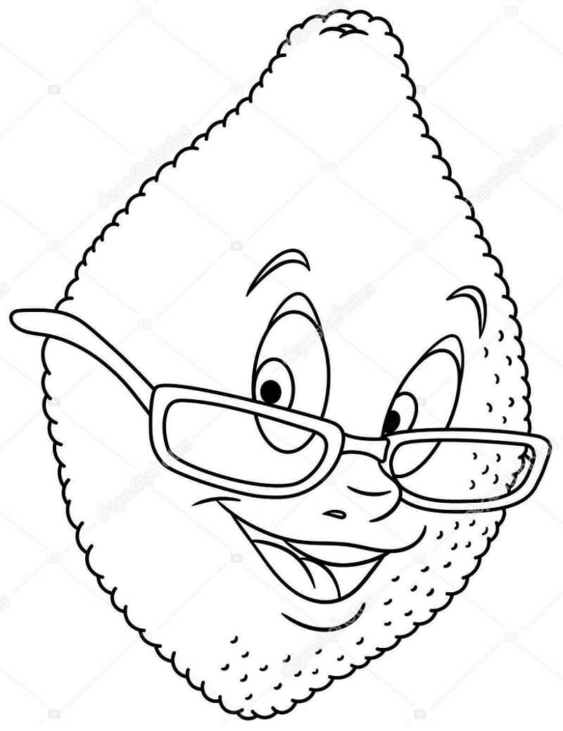 Desenho de Limão Imprimivel para Pintar