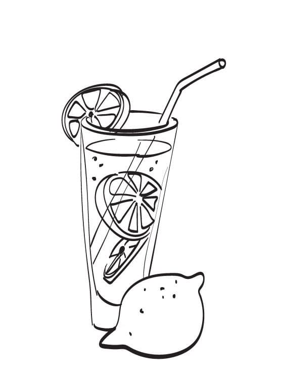 Desenho de Limonada para Colorir Online Download e Pintar