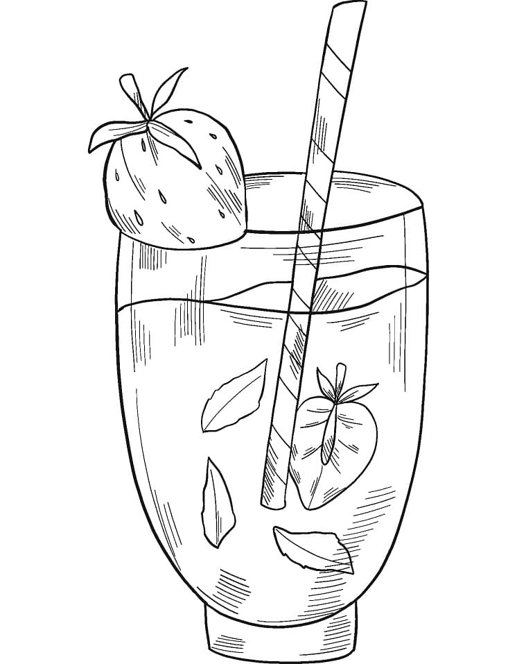 Desenho de Limonada para Colorir Pdf e Pintar