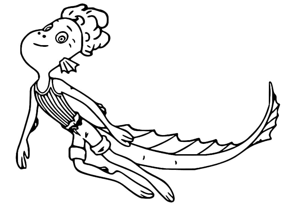 Desenho de Luca para Colorir Pdf e Pintar