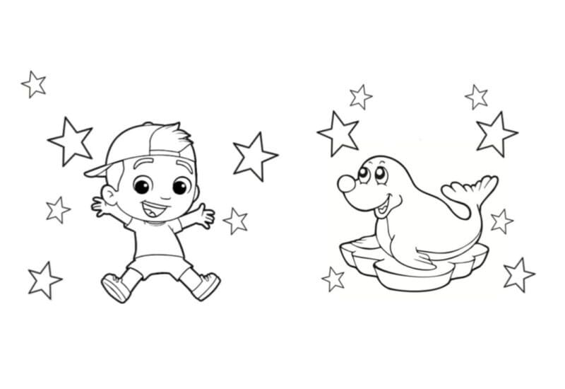 Desenho de Luccas Neto Grátis para Crianças para Colorir e Pintar