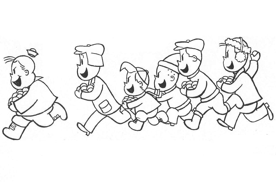 Desenho Personagens de Luluzinha para Colorir e Pintar