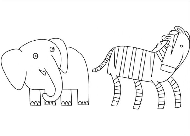 Desenho Max e Karla para Colorir e Pintar