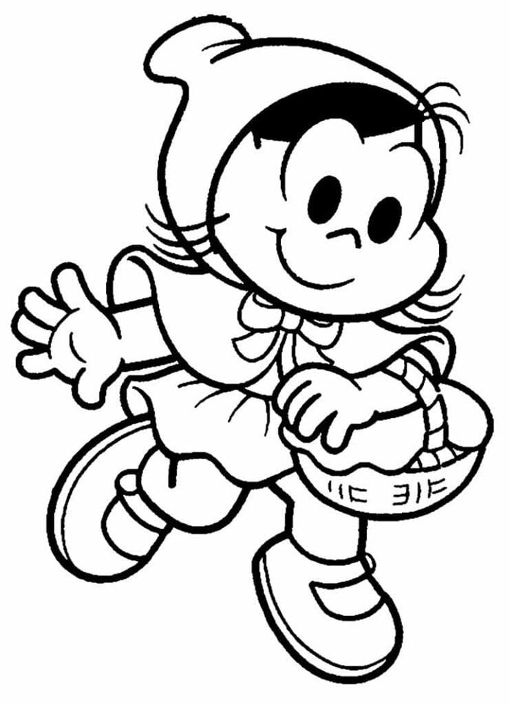 Desenho de Magali Adorável para Colorir e Pintar