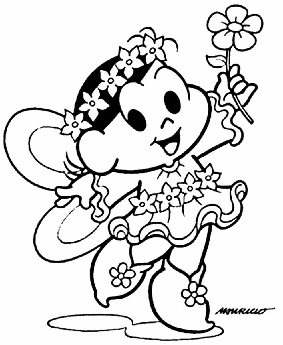 Desenho de Magali Fada para Colorir e Pintar